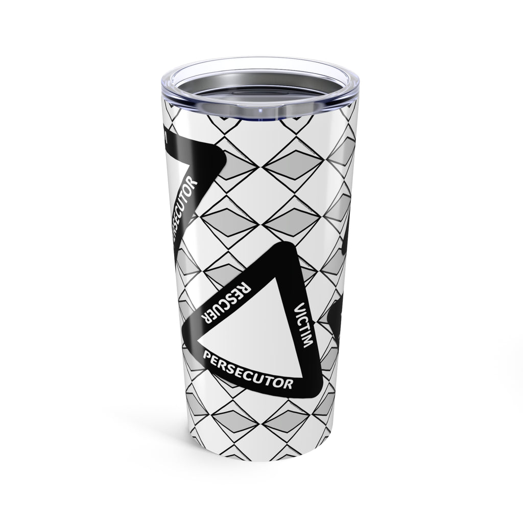 Tumbler 20oz Drama Triangle Design Customized Tumbler